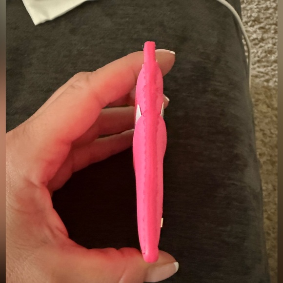 Furla authentic Vibrant hot Pink Card Case all included NWT - Picture 3 of 7